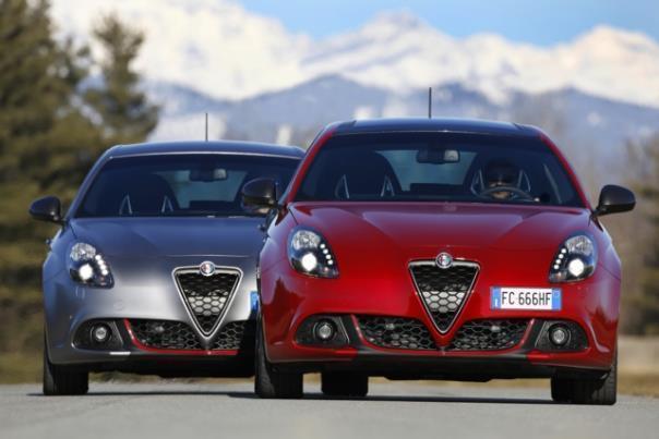 Alfa Romeo Giulietta wird mit neuen Karosseriedetails noch sportlicher. Ausstattungspaket Veloce verfügbar für alle Benzin- und Dieselmotoren. 